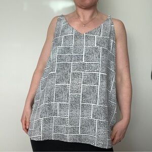 Reitmans Lined Tank Top Blouse Sz L